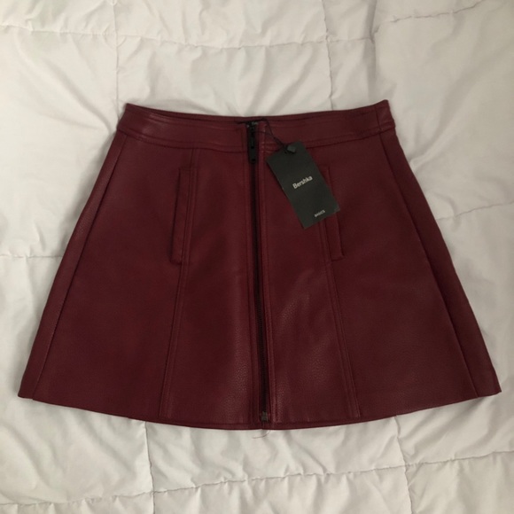 leather mini skirt - Picture 1 of 3